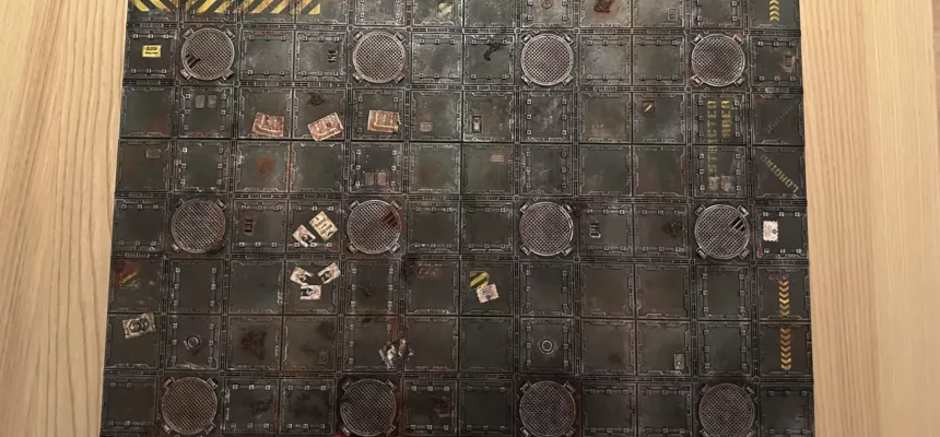 Necromunda Zone Mortalis Floor Tiles Completed