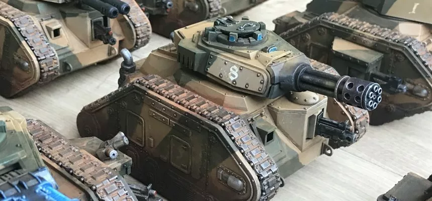 Cadian Leman Russ - All Seven - Completed