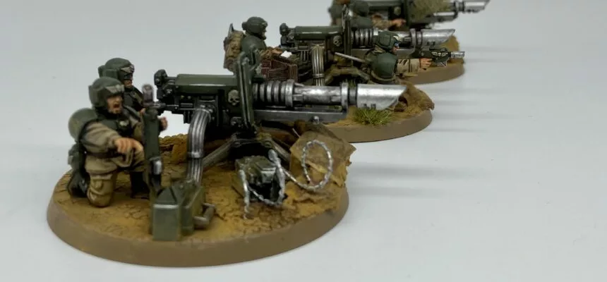 Lascannon Heavy Weapon Teams Completed