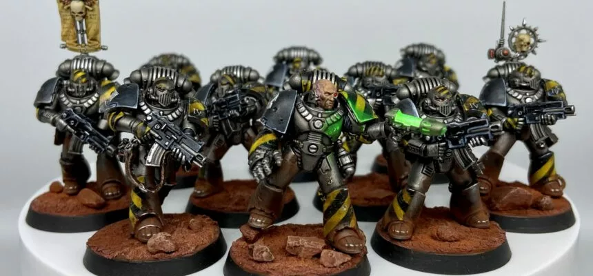 Iron Warriors Tactical Marines Completed