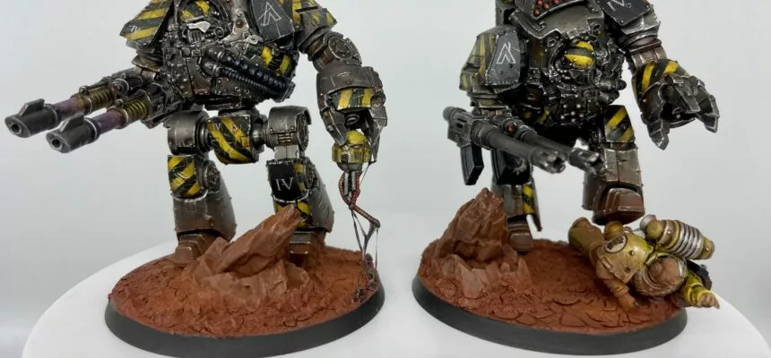 Iron Warriors Contemptor Dreadnoughts Completed