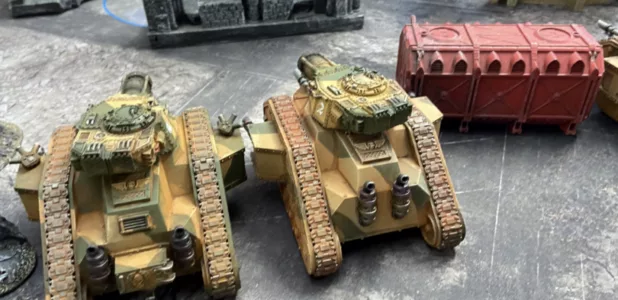 Cadians vs Imperial Fists - 2,000 Points - 10th Edition