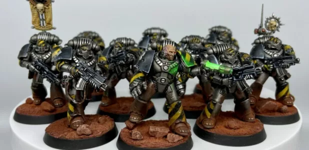 Iron Warriors Tactical Marines Completed
