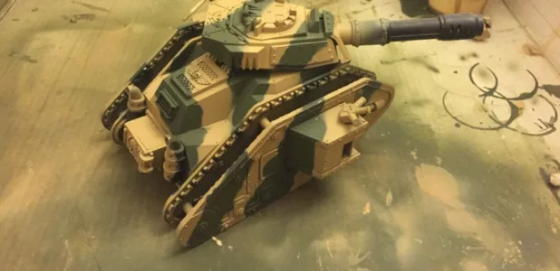 Airbrush Session for Cadian Camo - Warhammer 40K Blog