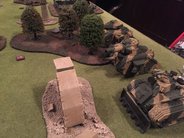 Pask's deployment at the edge of the forest