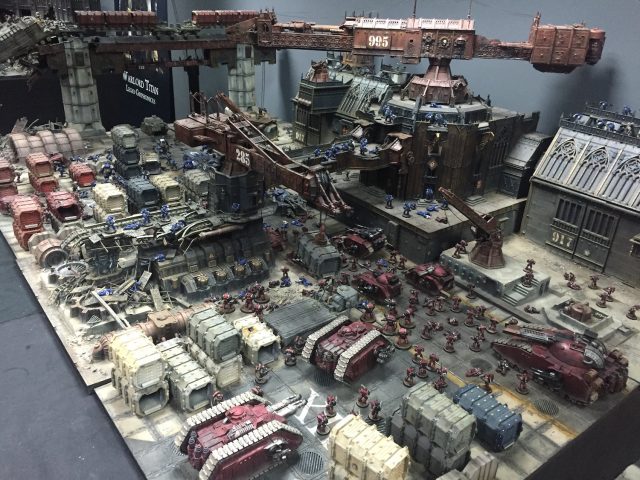 40k End Point, Huge Diorama? Photo from Forgeworld Open Day 2015