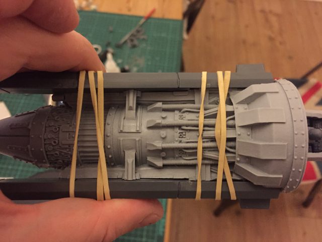 Forgeworld Vulture fuselage doesn't fit with Valkyrie wings (top)