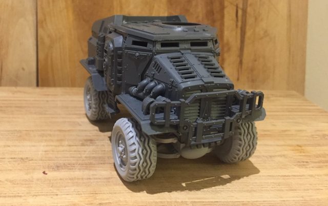 Alternative transport for Astra Militarum Infantry - Taurox Wheel Conversion From Victoria Miniatures