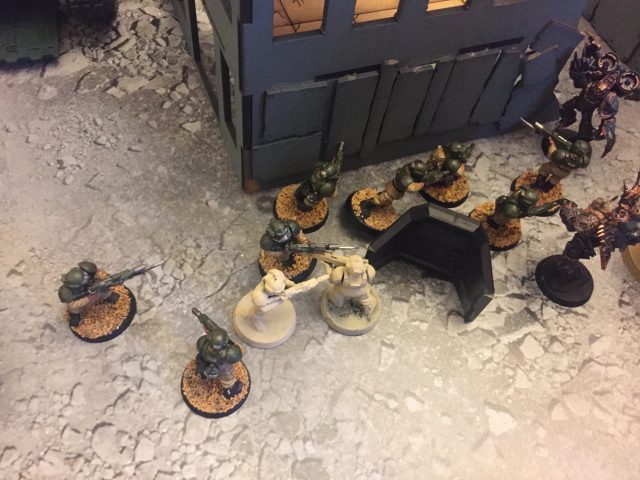 My remaining Conscripts after turn 1