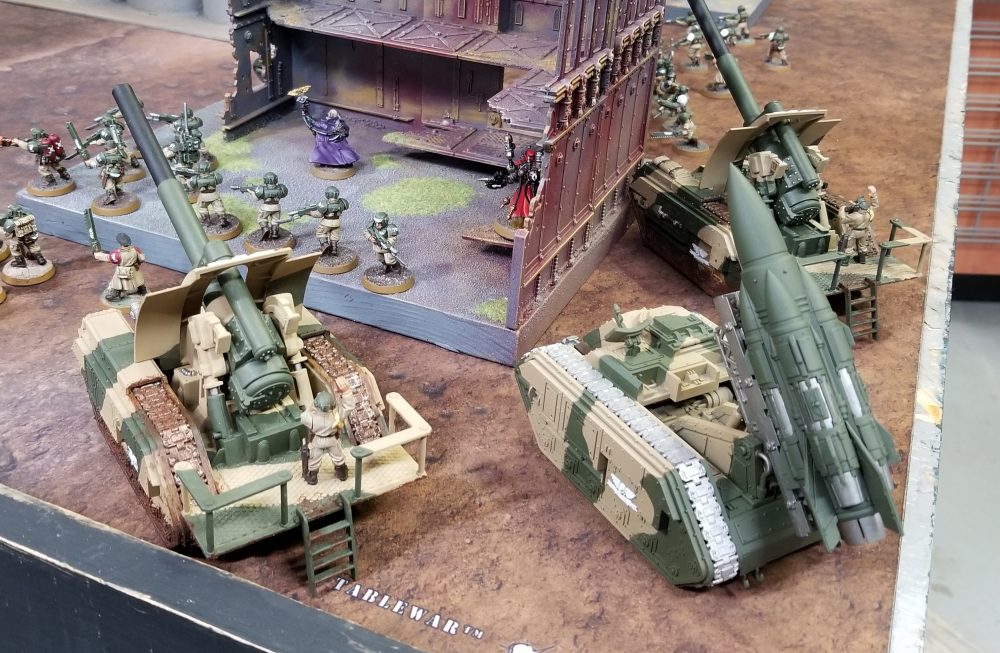 Big models - Counter Astra Militarum Artillery