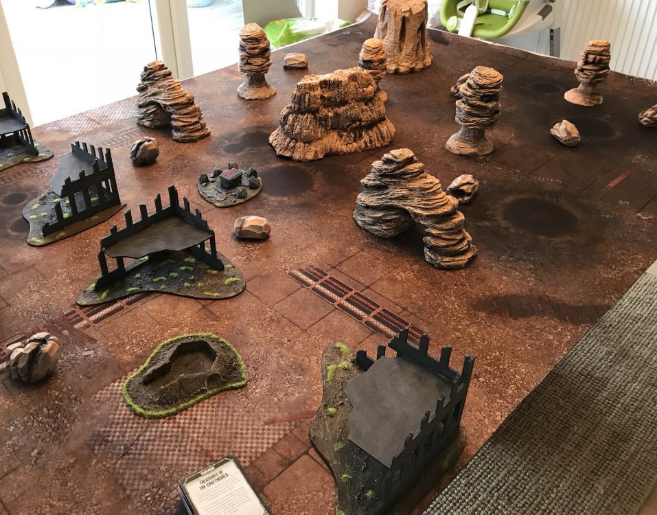 Gaming table at my home - Where to Play 40K