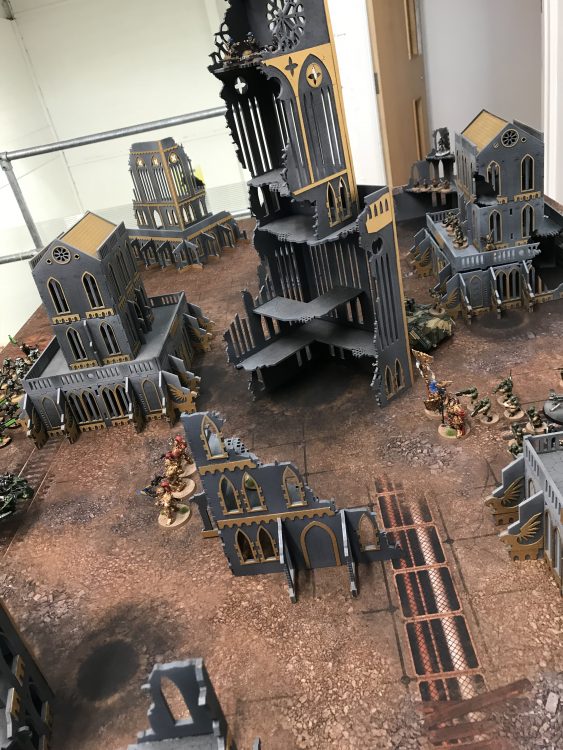 Boards and Swords Battlefield - Where to Play 40K