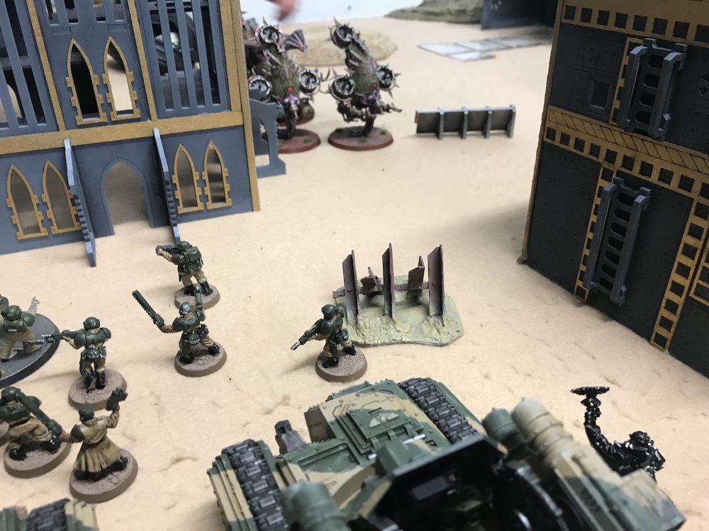 A worried Wyvern - Death Guard vs Astra Militarum
