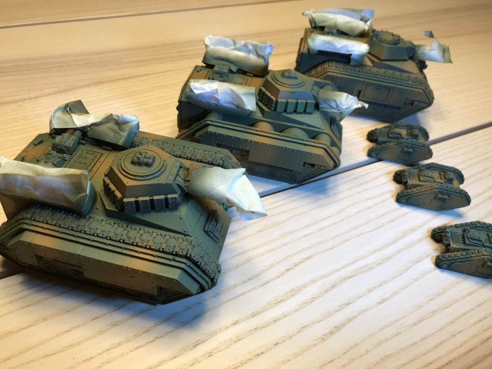 XV-88 is done - Painting Catachan Tanks
