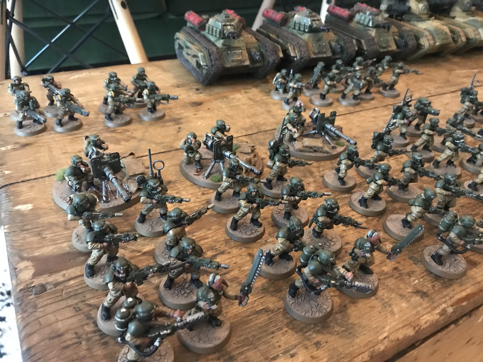 Cadian Brigade Detachment vs Death Guard