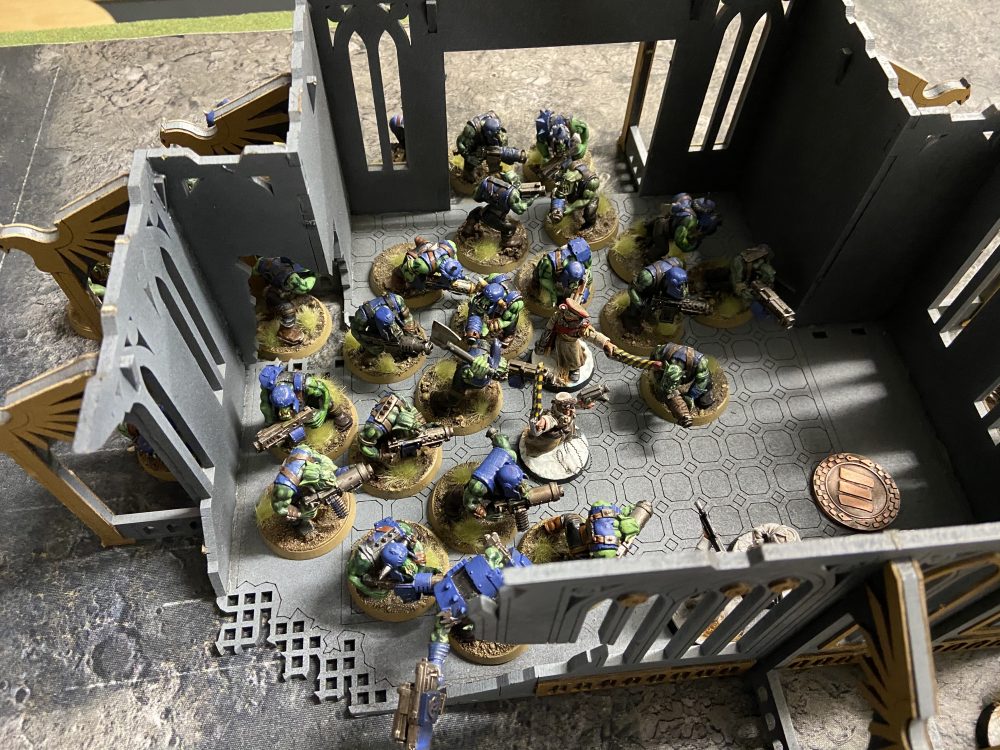 The other unit of 30 Boyz arrives and successfully charges
