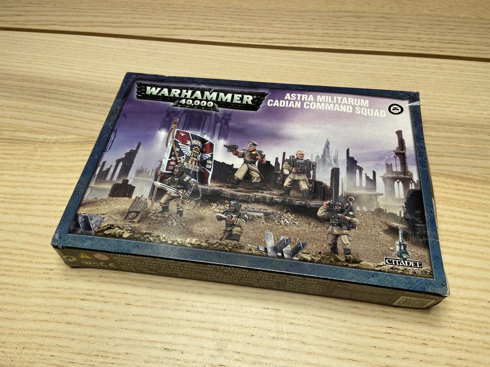 Cadian Command Squad Box - Astra Militarum Special Weapons