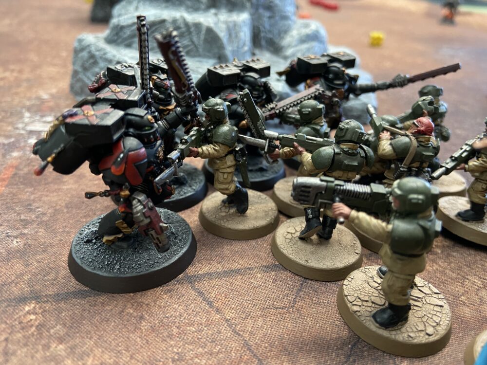 A photo from a recent Matched Play game - Ways to Play 40K