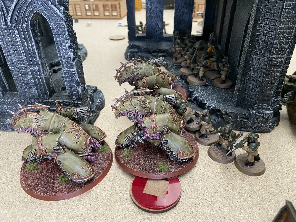 The Death Guard move up!