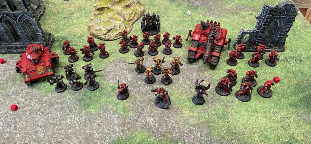 Blood Angels vs Astra Militarum