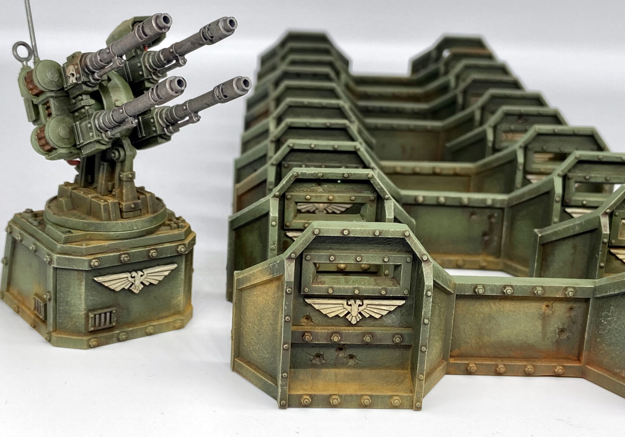Aegis Defence Line & Quad Gun Complete - Warhammer 40K Blog