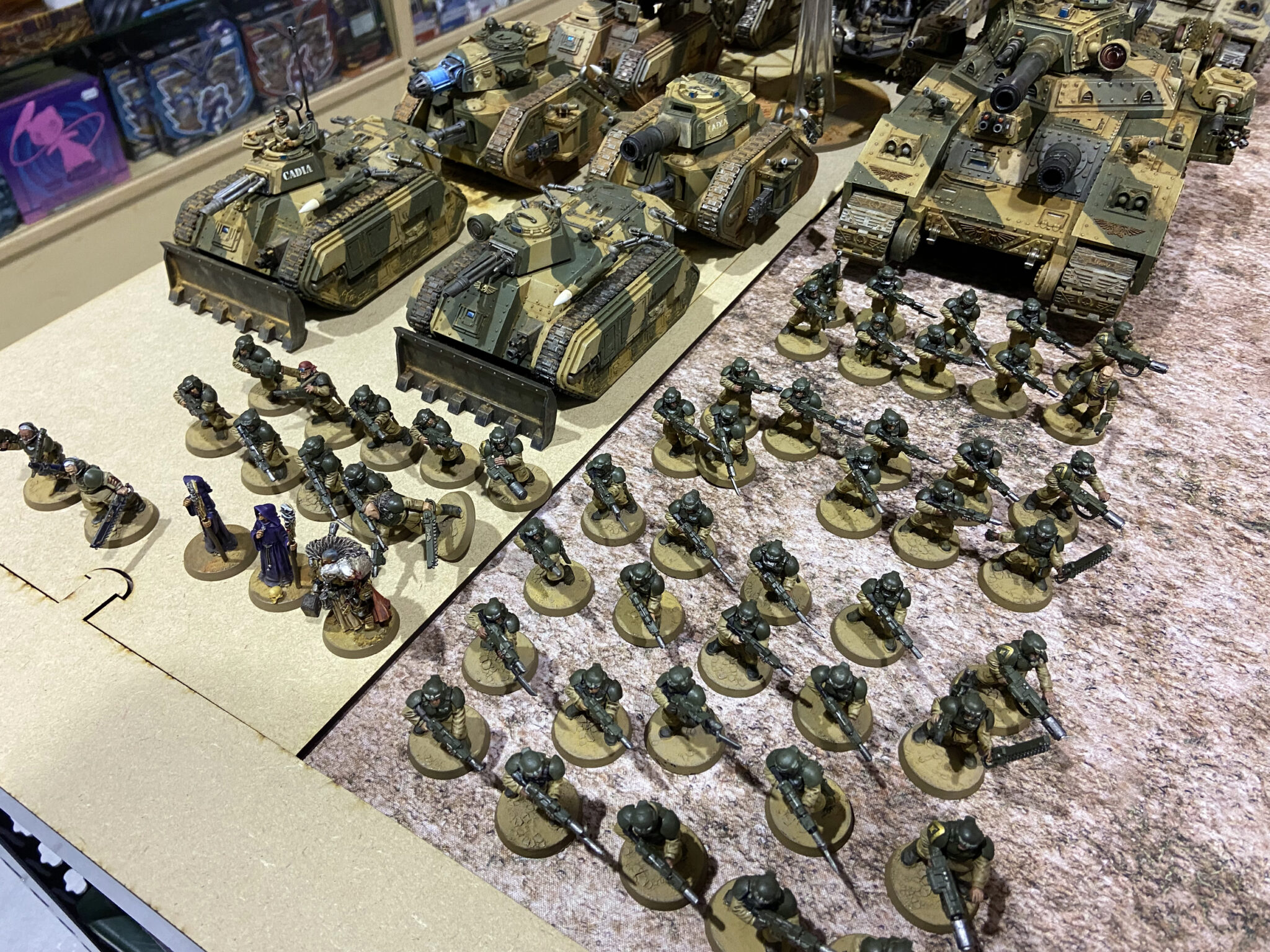 Cadians vs Steel Legion - 2,000 Points - Warhammer 40K Blog