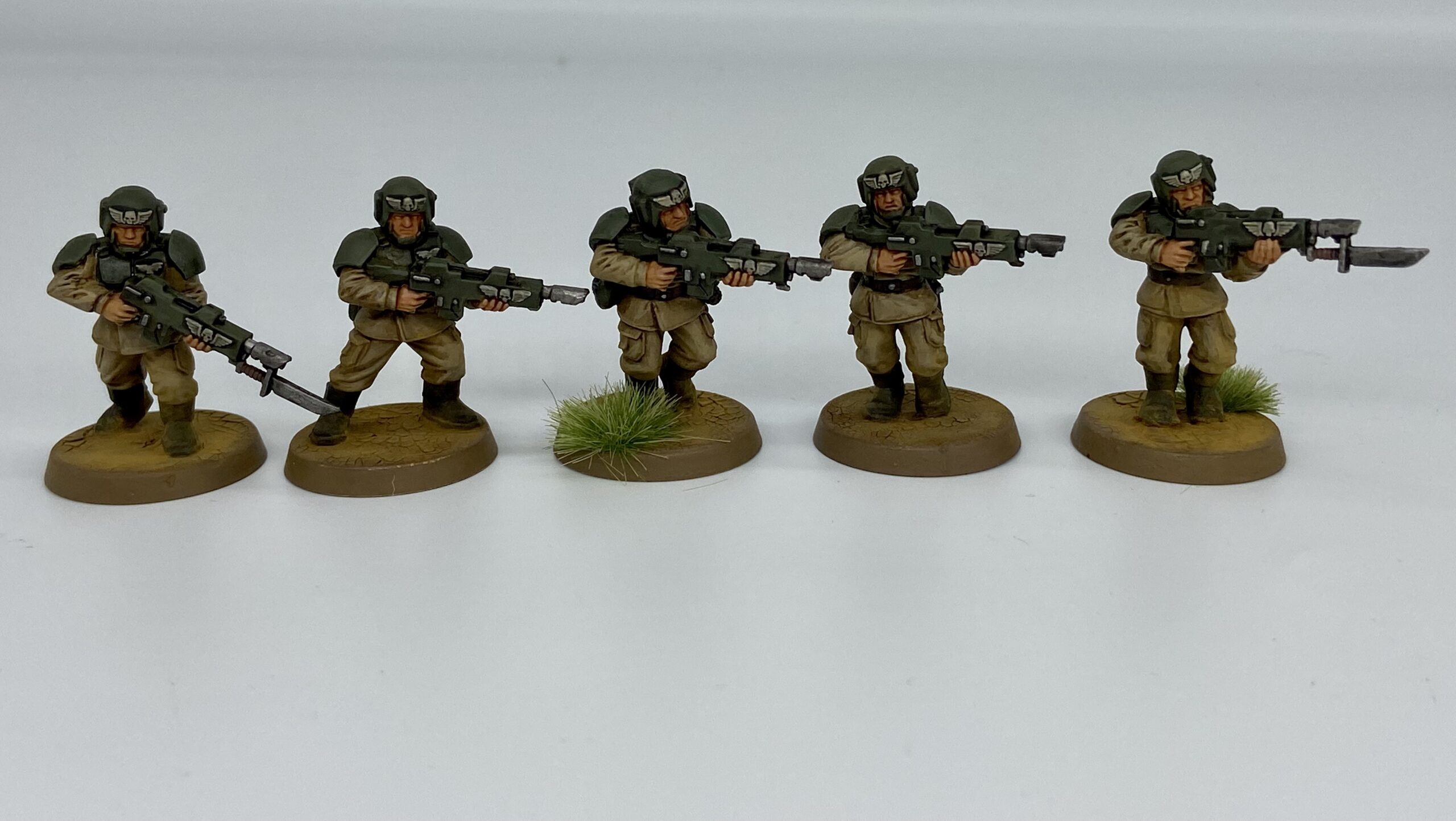 More Cadian Infantry Completed - Warhammer 40K Blog