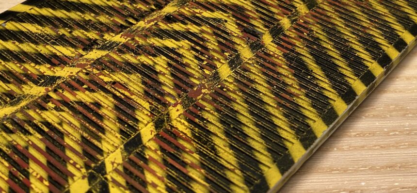 Hazard Striped Floor - Gorgon Armoured Transport Floor