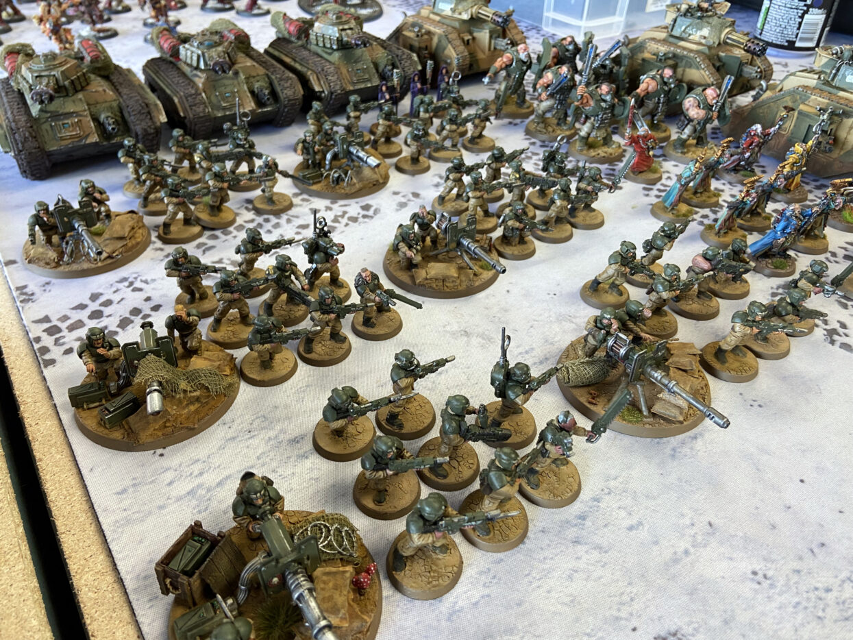 Cadians vs World Eaters - 2,000 Points - Warhammer 40K Blog