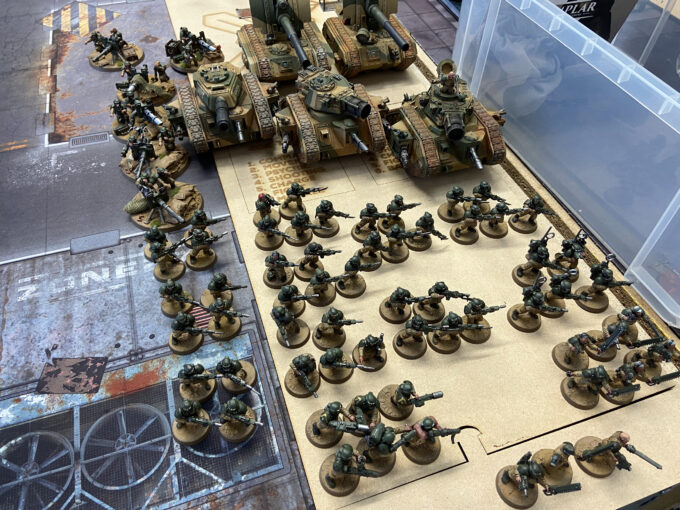 Cadians vs Thousand Sons - 1,500 Points - Warhammer 40K Blog