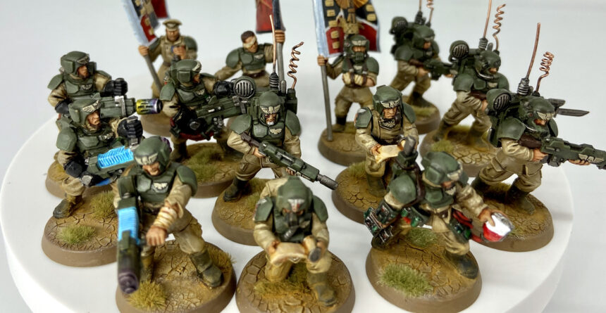 Cadian Special Weapons, Vox & Medics Completed