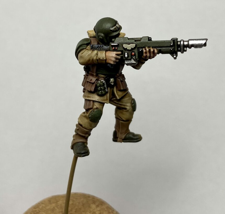 Painting New Cadian Shock Troops - My New Method
