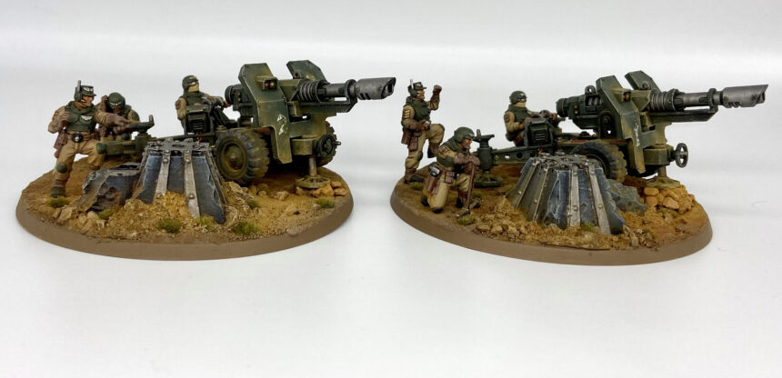 Field Ordnance Battery Completed