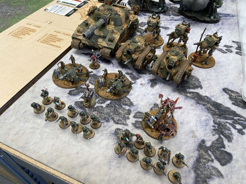 Cadians vs Imperial Knights - 1,750 Points - 10th Edition