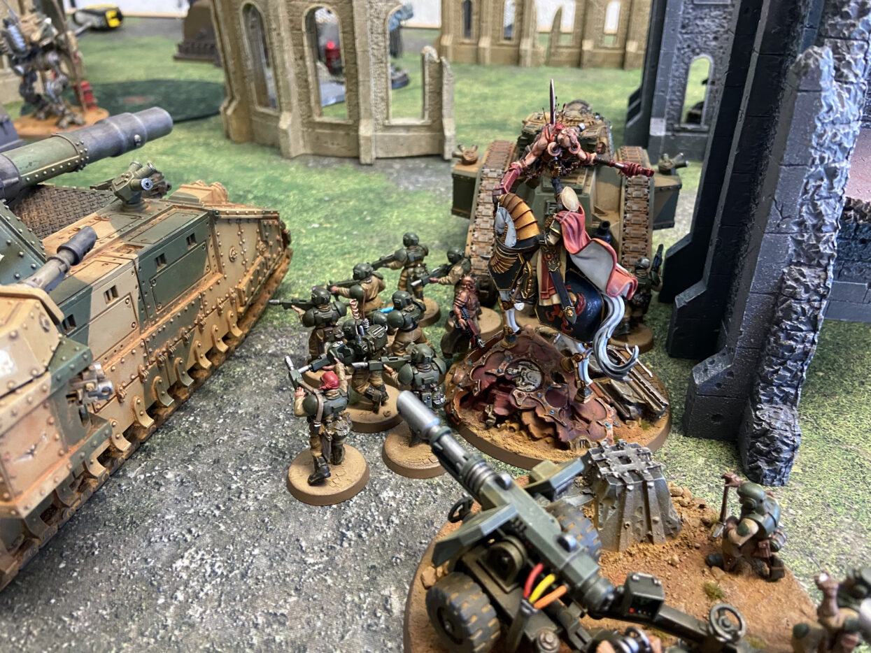 Cadians vs Imperial Knights - 1,750 Points - 10th Edition